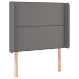 thumbnail of vidaXL Boxspringbett mit Matratze & LED Grau 90x200 cm Kunstleder