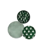 thumbnail of Excelsa juego de vajilla 18 piezas Green Winter porcelana verde