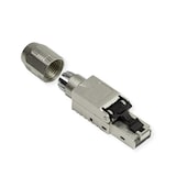 thumbnail of ROLINE feldkonfektionierbarer RJ-45 Stecker Cat.6A (Class EA), STP, silberfarben