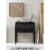 thumbnail of SIT Möbel secretaire met rolluik | Acaciahout antiek afwerking | 4 laden, 5 vakken | B 100 x D 41 x H 106 cm | 09840-30 | Serie SAMBA