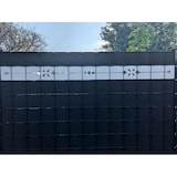 thumbnail of zaun|zu® Sichtschutzstreifen Premium Dekor Verona Sichtschutz Steingrau 2,55m