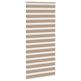 thumbnail of vidaXL Doppelrollo Sandbraun 95x230 cm Stoffbreite 90,9 cm Polyester