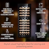 thumbnail of Barossa 73 Duo Weinkühlschrank 2 Zonen 192 Ltr 73 Fl Touch-Display Schwarz BRAND_75368113