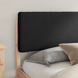 thumbnail of vidaXL Bettgestell mit gepolstertem Kopfteil Schwarz 180 x 200 cm