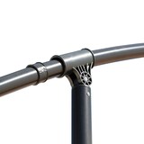 thumbnail of Rebecca Mobili Ombrellone da Giardino Rosso 3x3 Palo Decentrato in Acciaio Apertura a Manovella