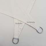 thumbnail of UPF50+ Sonnensegel 4x4 Polyester Quadratisch Wasserabweisend Garten Balkon Beige