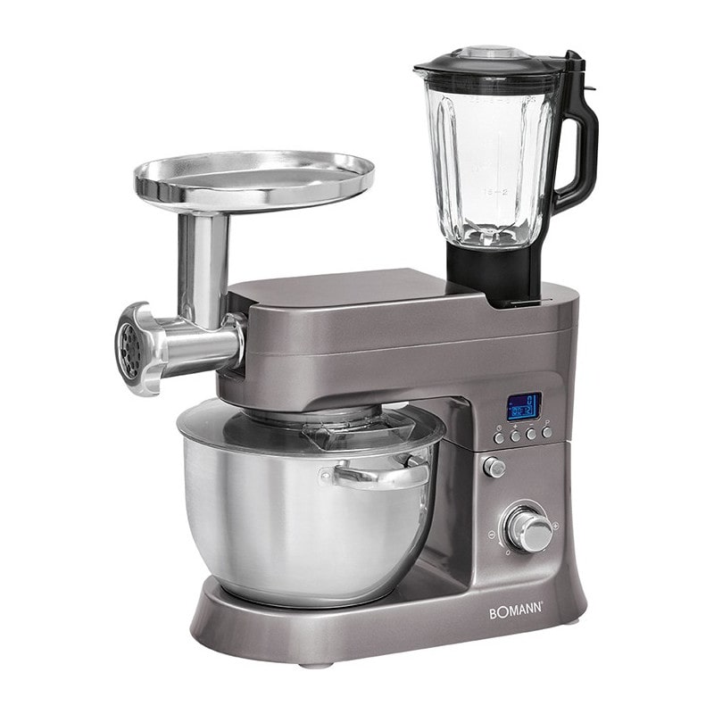 Robot patissier multifonction 4 en 1 - 6.2 L 1200W  KM 1395 CB Titan usage non-intensif Bomann