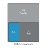 thumbnail of Vogue 2 x GN-Behälter GN1/3