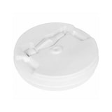 thumbnail of Base para sombrilla rellenable soporte redondo de polietileno blanco pie parasol