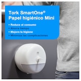 thumbnail of TORK SmartOne® |  Dispensador Mini Papel Higiénico Blanco T9 (cod. V681000)