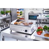 thumbnail of METRO Professional Griddleplatte GEG2101, Edelstahl, 55 x 41.7 x 24 cm, 2400 W, abnehmbare Auffangwanne, Überhitzungsschutz, silber