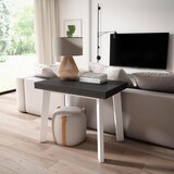 thumbnail of Ausziehbarer Konsolentisch, 160x90x73cm, Für 8 Personen, Holzbeine, Moderner Stil, Schwarz _ 246_6