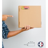 thumbnail of Lot de 100 étiquettes FRAGILE  4x10 cm