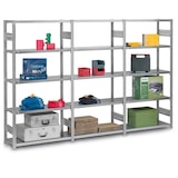 thumbnail of PROREGAL Fachbodenregal Stecksystem | Grundregal | HxBxT 200x130x80cm | 5 Ebenen | Fachlast 330 kg | Beidseitig nutzbar | Verzinkt
