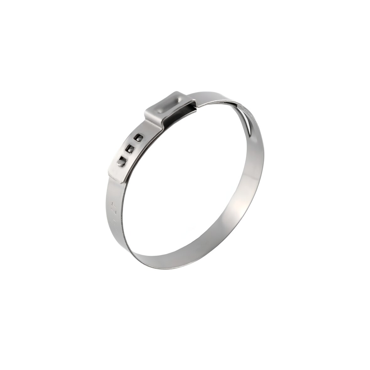 Stufenlose Ohrklemmen 7mm breit 706R V2A Edelstahl, Spannbereich:12.0-14.5 mm