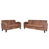 thumbnail of vidaXL Sofa-Set 2-tlg. Kunstleder in Wildleder-Optik Braun
