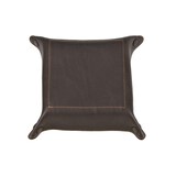 thumbnail of Sonnenleder Ablageschale Leder 20x20cm Taschenleerer Schale Lederschale Stiftschale mocca braun Vide Poche