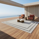 thumbnail of Küchenteppich Elegant Robust Waschbar Strapazierfähig Terrasse Garten Creme 160x230 cm OEKO-TEX Schadstoffgeprüft – ORLA von Kadima Design