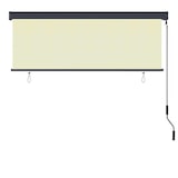 thumbnail of vidaXL Rollo mit Vorhängen Creme 180 x 250 cm Stoff und Aluminium