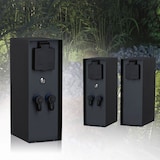 thumbnail of Paulmann Plug & Shine Colonne de prises Rio incl. transformateurs Capteur crépusculaire incl. transformateurs IP44 Anthracite 94701