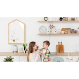 thumbnail of ALLboards Lavagna magnetica bianca a forma di casa 90x60cm cornice in legno laccato