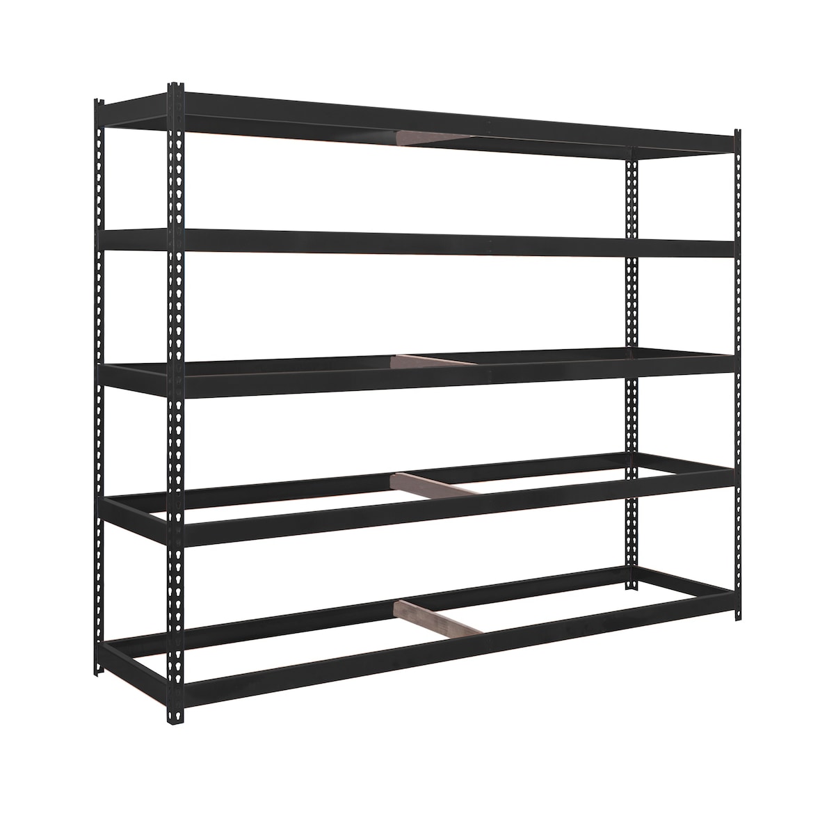 SimonRack Industrieel rek, 2000x1800x450 mm, 400 kg buigpunt, 5 niveaus, zonder legborden, garagerek, Antraciet- Ecoforte