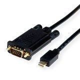 thumbnail of VALUE Kabel Mini DisplayPort-VGA, Mini DP ST - VGA ST, schwarz, 1 m