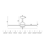 thumbnail of Ventilador motor DC modelo NUU con luz BLANCO  LED 18W FARO