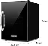 thumbnail of Beersafe M Onyx Kühlschrank 33 Liter 2 Böden Panoramaglastür Schwarz