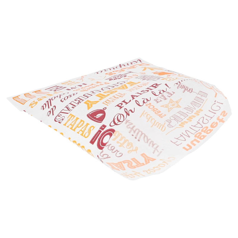 1000 Sachets Pour Frites García De Pou - Papier Parchemin Ingraissable 34g/m², 12x12cm, Naturel