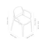 thumbnail of Resol SMART Poltrona Interior, Exterior Set 4 Chocolate