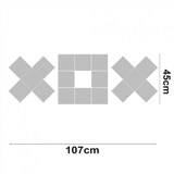 thumbnail of LED XOX Decorativo Palavra 55W 3600lm 4000K 45x107cm 7hSevenOn Deco