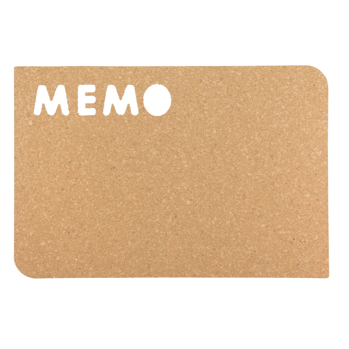 Securit® Quadro de cortiça de parede - Silhueta Memo - Alfinetes e fita dupla face incluídos para fixação