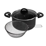 thumbnail of Frittier Topf 3 tgl. Induktion Korb Fritteuse Pfanne Pommes