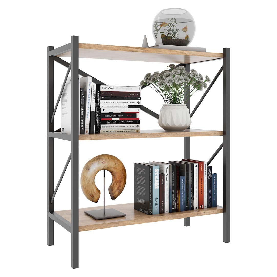 Insasi2 Regal 2 Ablagen Eiche dekor.