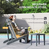 thumbnail of Outsunny - Adirondack Gartenstuhl - B97 x T72,5 x H93 cm - dunkelgrau