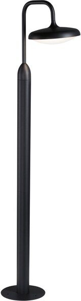 thumbnail of Paulmann LED Pollerleuchte Nostro  seewasserresistent IP44 rund 1135mm 3000K 10W 900lm 230V  Anthrazit  Aluminium 94760