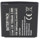 thumbnail of Akku passend für Samsung Handy Galaxy S III Mini, Samsung GT-I8190, EB-L1M7FLU mit NFC, 60,4x50,3x4,2mm