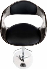 thumbnail of 2er Set Barhocker Kingston Kunstleder schwarz/grau