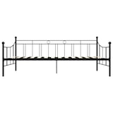 thumbnail of Cadre de lit de repos sans matelas noir métal 90x200 cm Modèle Xervioris