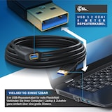thumbnail of CSL USB 3.0 Typ A Verlängerungskabel, Aktives Repeater Kabel mit Signalverstärkung - 5m