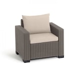 thumbnail of Salon de jardin imitation résine tressée ALLIBERT avec table basse - 5 personnes - California - Beige ALLIBERT by KETER