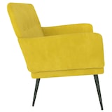 thumbnail of Helloshop26 - Bank/Sitzbank 108 x 79 x 79 cm gelber Samt 02_0010696