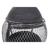 thumbnail of Terrassenofen HWC-F71, Feuerstelle Terrassenkamin Gartenkamin Gartenofen, Gusseisen 11,7kg 91x42x42cm