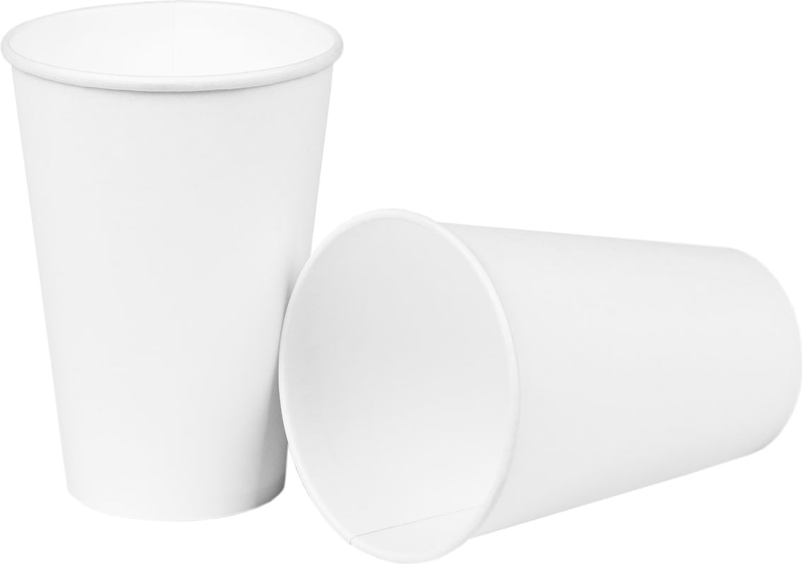 500 Pappbecher, weiß, 0,2l, ca. 230g/m², mit PE-Beschichtung Einweg Becher