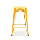 thumbnail of Tabouret de bar style industriel jaune brillant - Hauteur 66 cm