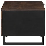 thumbnail of vidaXL Couchtisch Braun und Schwarz 80 x 50 x 40 cm Massivholz Akazie