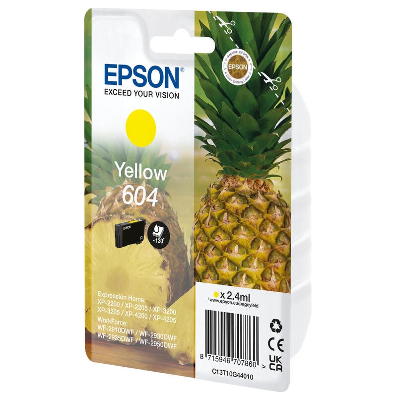 Epson 604 Originaltinte Gelb C13T10G44020