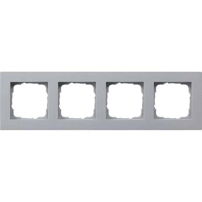 Gira Abdeckrahmen 4fach alu 0214255