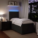 thumbnail of vidaXL Boxspringbett mit Matratze Schwarz 100x200 cm Samt